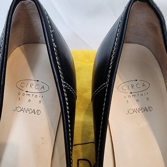 Circa Joan & David | Pointed Toe Kitten Heels Low Pumps - Picture 4 of 9